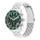 Tommy Hilfiger Men's TH85 Chronograph Watch | Green Dial & Silver 1792215