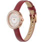 Leather Strap with Crystal Dial Women Watch | AR11532