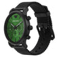 Green dial Men's Watch with Black strap | AR11470