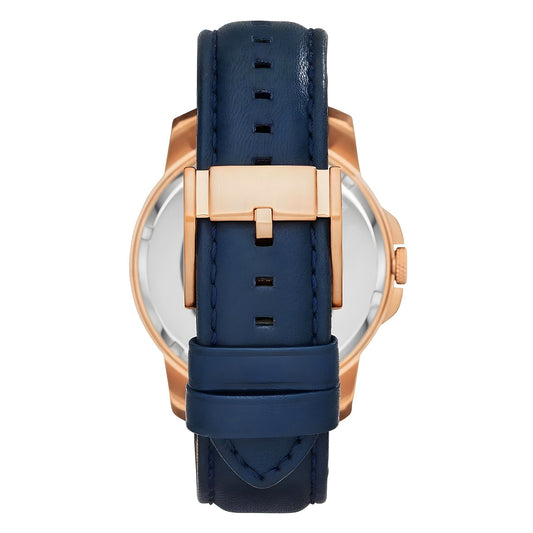 Fossil Automatic Blue Leather Men's Watch | ME3102