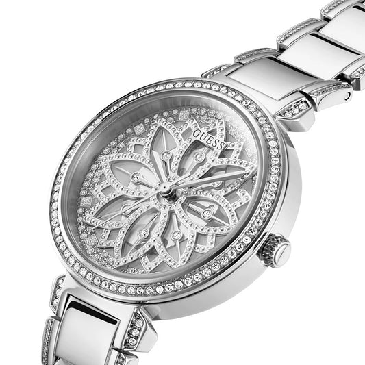 GUESS Ladies Full Silver Watch | GW0528L1