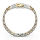Lacoste Men's Premium Two-Tone Stainless Steel Adjustable Link Bracelet
