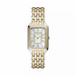 Three-Hand Date Silver-Gold Stainless Steel Women Watch ES5305