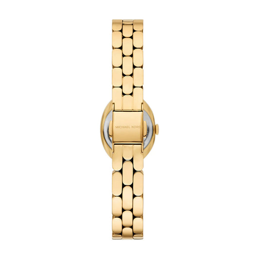 Michael Kors Women's Petite Maude Gold-Tone Oval Watch | MK4955