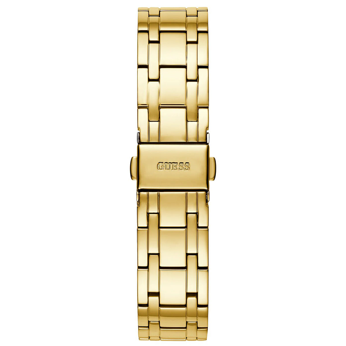 Stainless gold tone Guess women watch with sparkling crystal