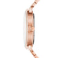 Michael Kors Rose Gold Women Watch White Pearl Dial | MK3887