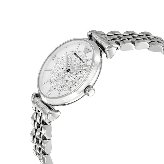 Emporio Armani Women Silver Watch Gianni  | AR1925