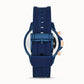 Bannon Multifunction Blue Silicone strap & stainless steel case