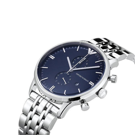 Stainless-steel Chronograph Men's Watch blue dial | AR1648