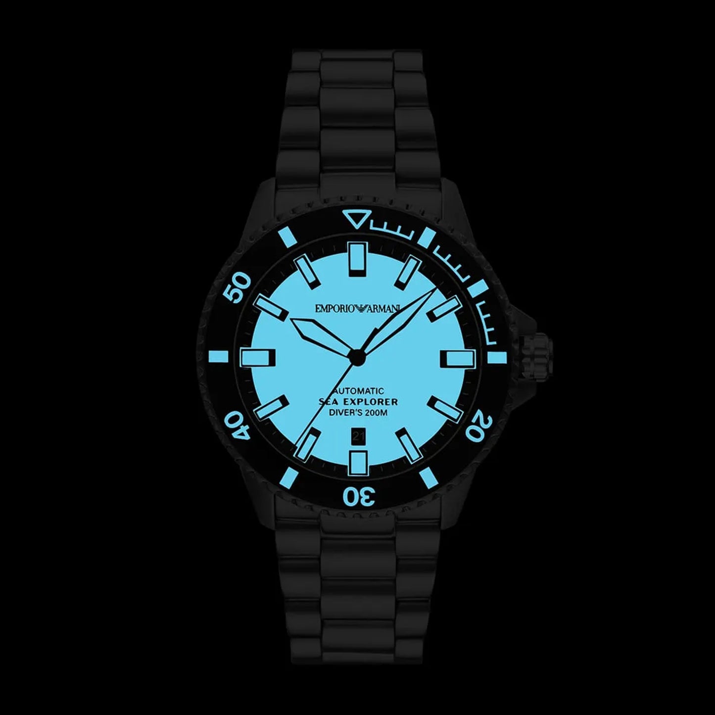 Emporio Armani Sea Diving Explorer Automatic Watch | AR60084