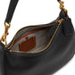 Authentic Coach Leather Convertible Shoulder & Cross body Bag - Black