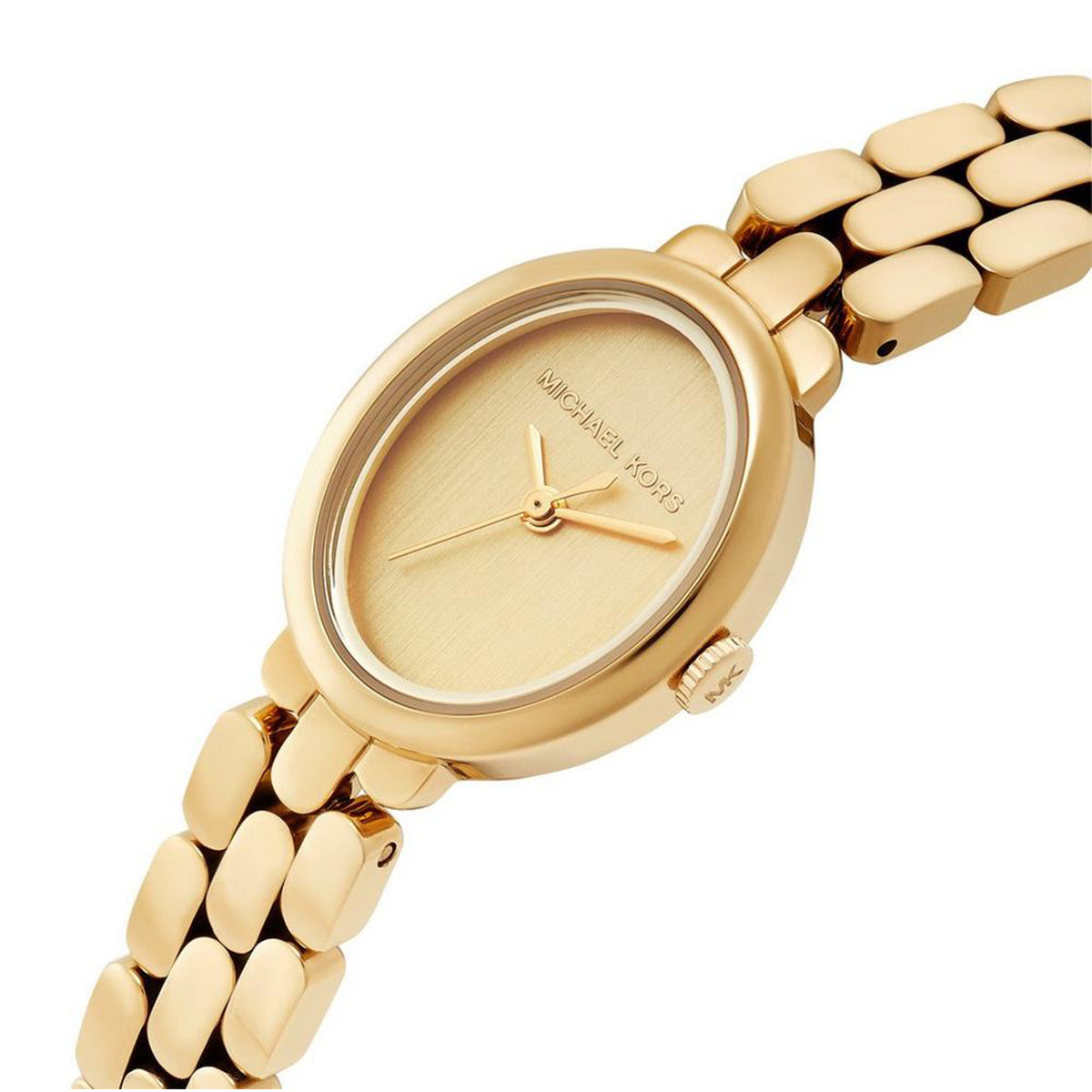 Michael Kors Women's Petite Maude Gold-Tone Oval Watch | MK4955