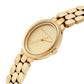 Michael Kors Women's Petite Maude Gold-Tone Oval Watch | MK4955