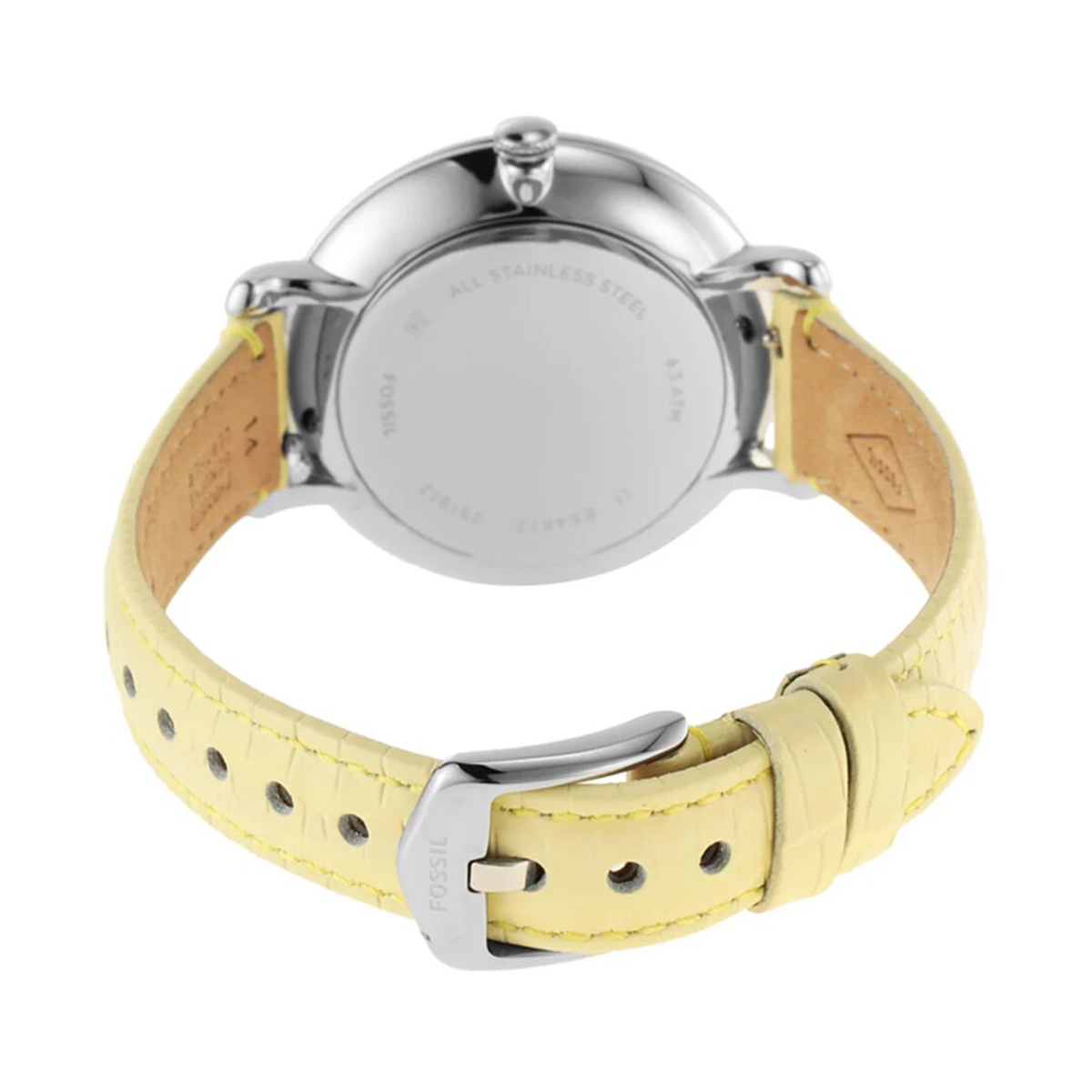 Fossil analog with yellow strap women watch | Es4812