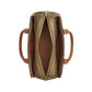 Authentic Coach Signature Canvas Satchel - Tan & Beige