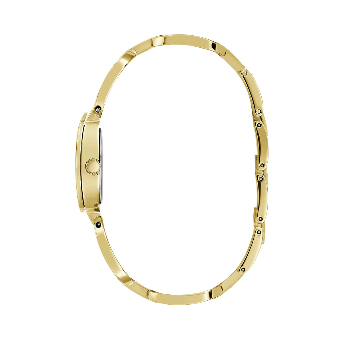 GUESS Women Full Gold Crystal G Frame Watch | GW0683L2