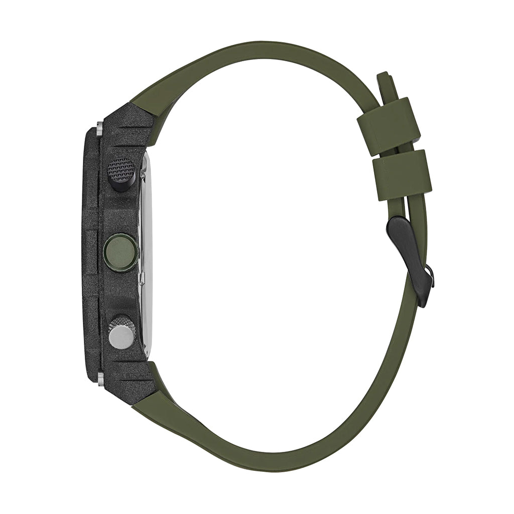 Guess Exposure Chronograph Green Strap Men's Watch | GW0325G2