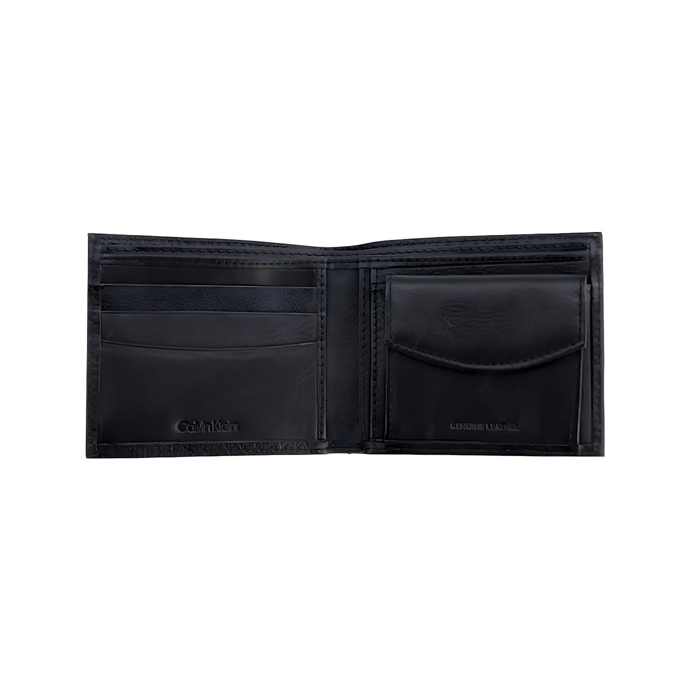 CK Bifold Genuine Leather Black Men's Wallet