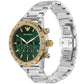 Stainless-steel Chronograph Men's Watch green dial | MARIO AR11454
