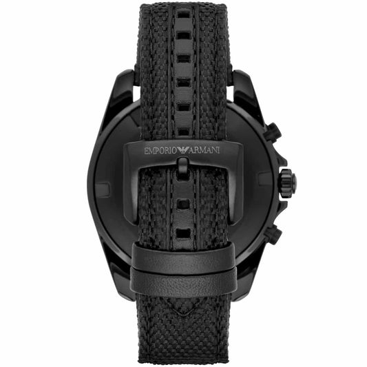 Black fibers strap men's watch Sigma Black Dial | AR6131