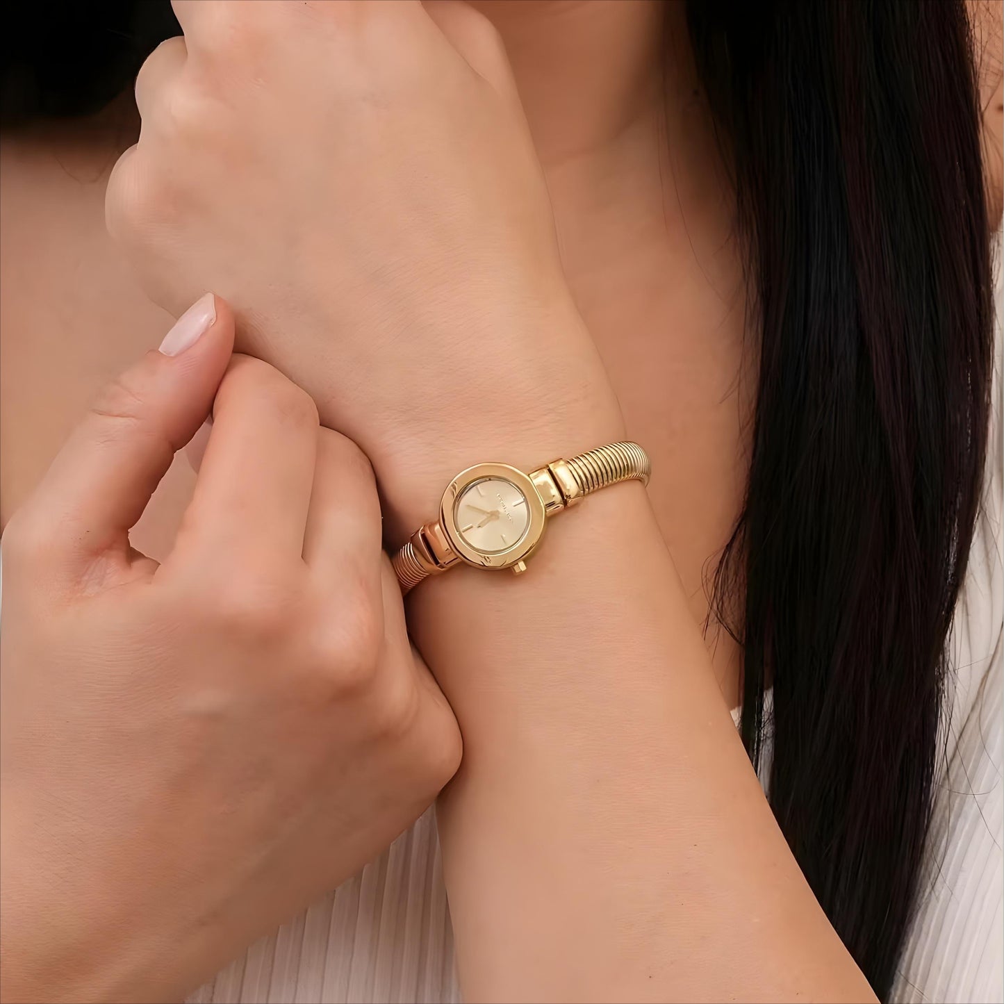 Michael Kors Mini Gramercy Gold Women Watch | Mk7527