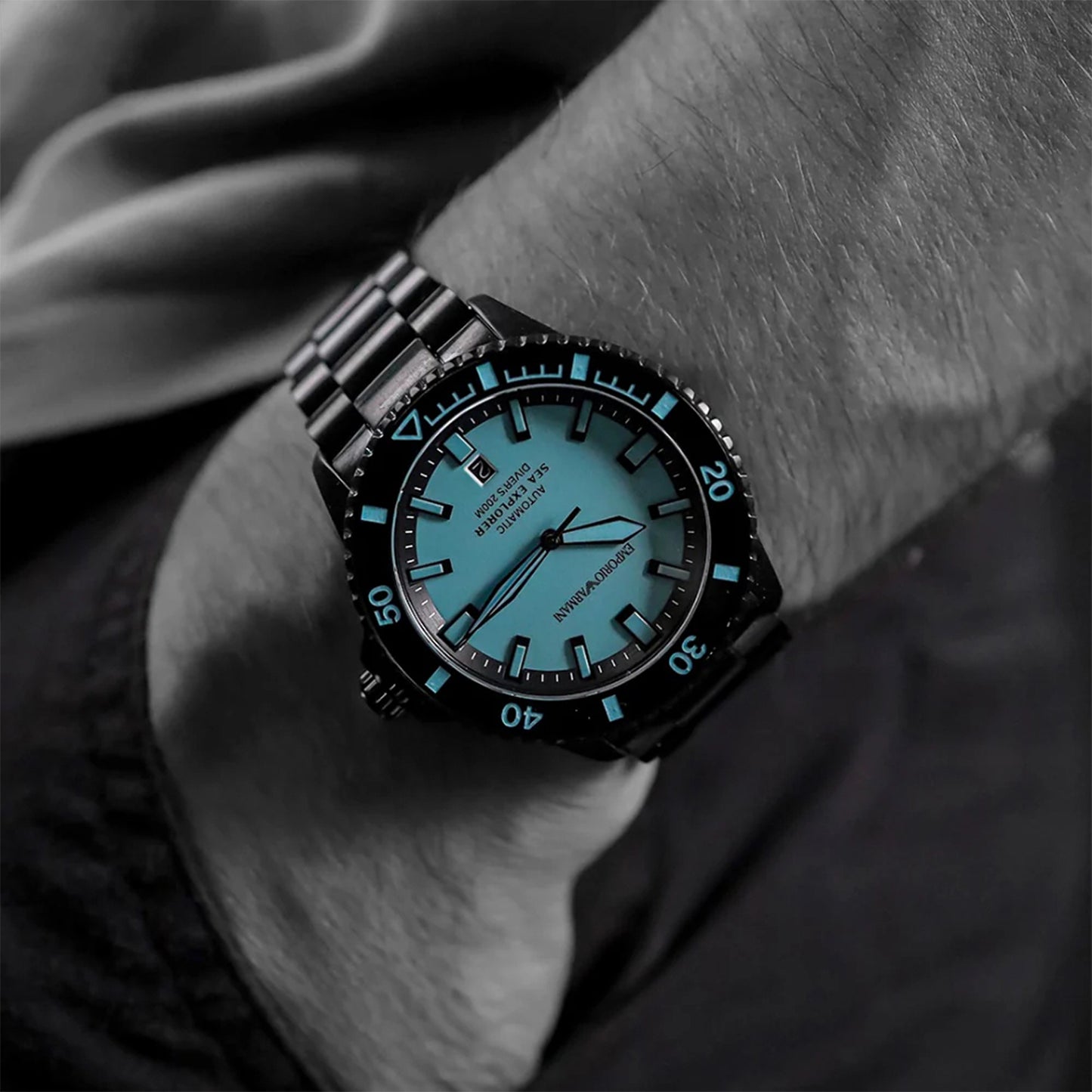 Emporio Armani Sea Diving Explorer Automatic Watch | AR60084