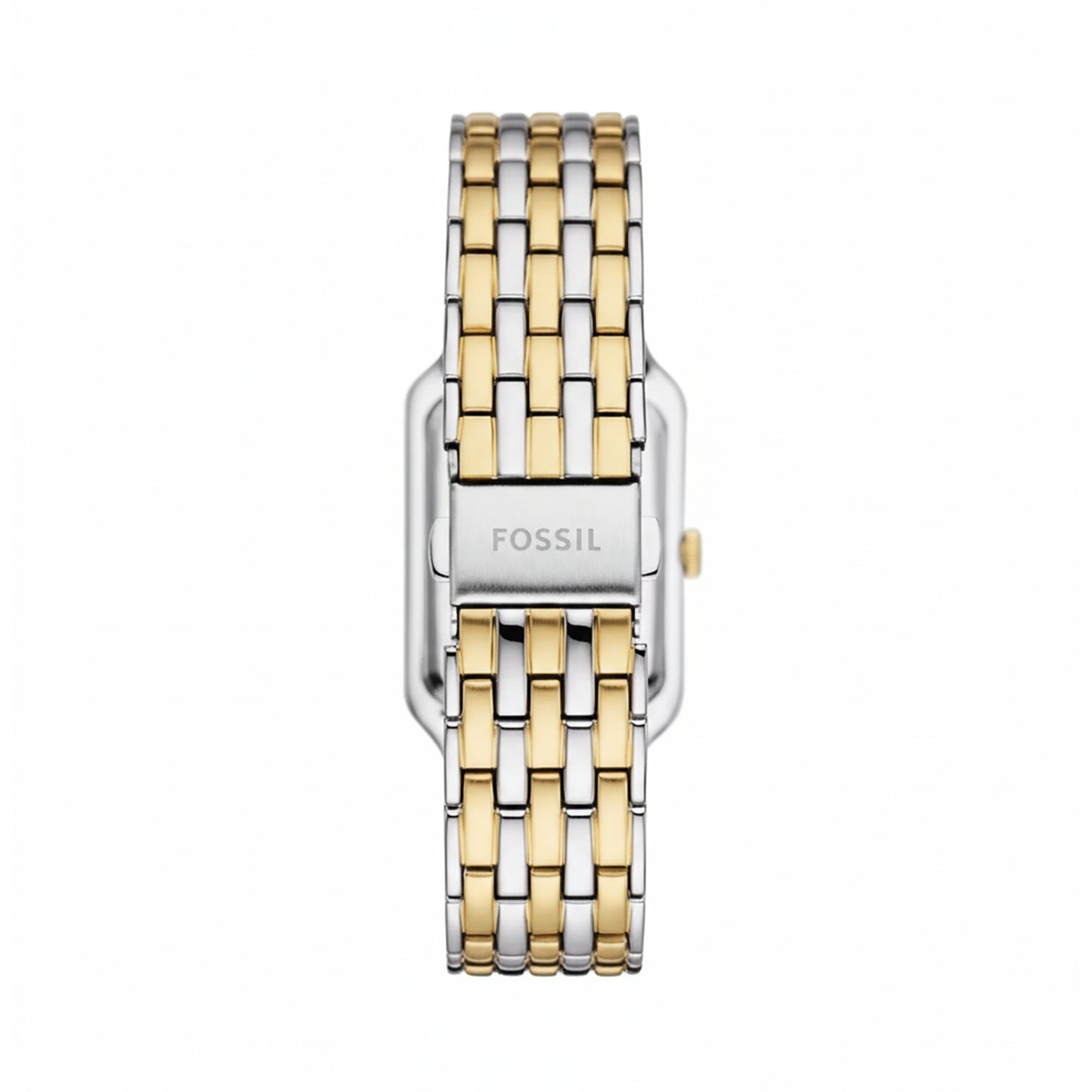 Three-Hand Date Silver-Gold Stainless Steel Women Watch ES5305