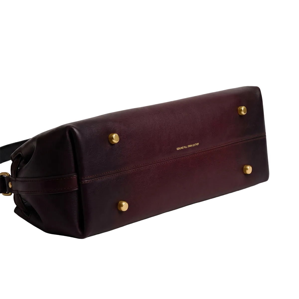 Authentic Coach Leather Shoulder Bag - Deep Burgundy