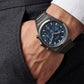 Boss Chronograph Men's Watch Blue Dial & Grey Band | 1514223