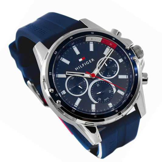 Tommy Hilfiger blue rubber men's watch | 1791791