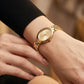 Michael Kors Women's Petite Maude Gold-Tone Oval Watch | MK4955