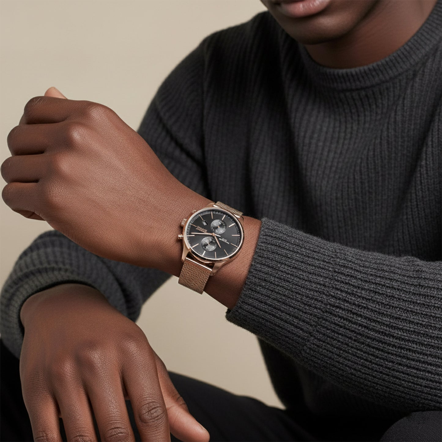 Boss Men’s Rose Gold Stainless Steel Watch | 1513806