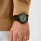 Green dial Men's Watch with Black strap | AR11470