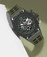 Guess Exposure Chronograph Green Strap Men's Watch | GW0325G2