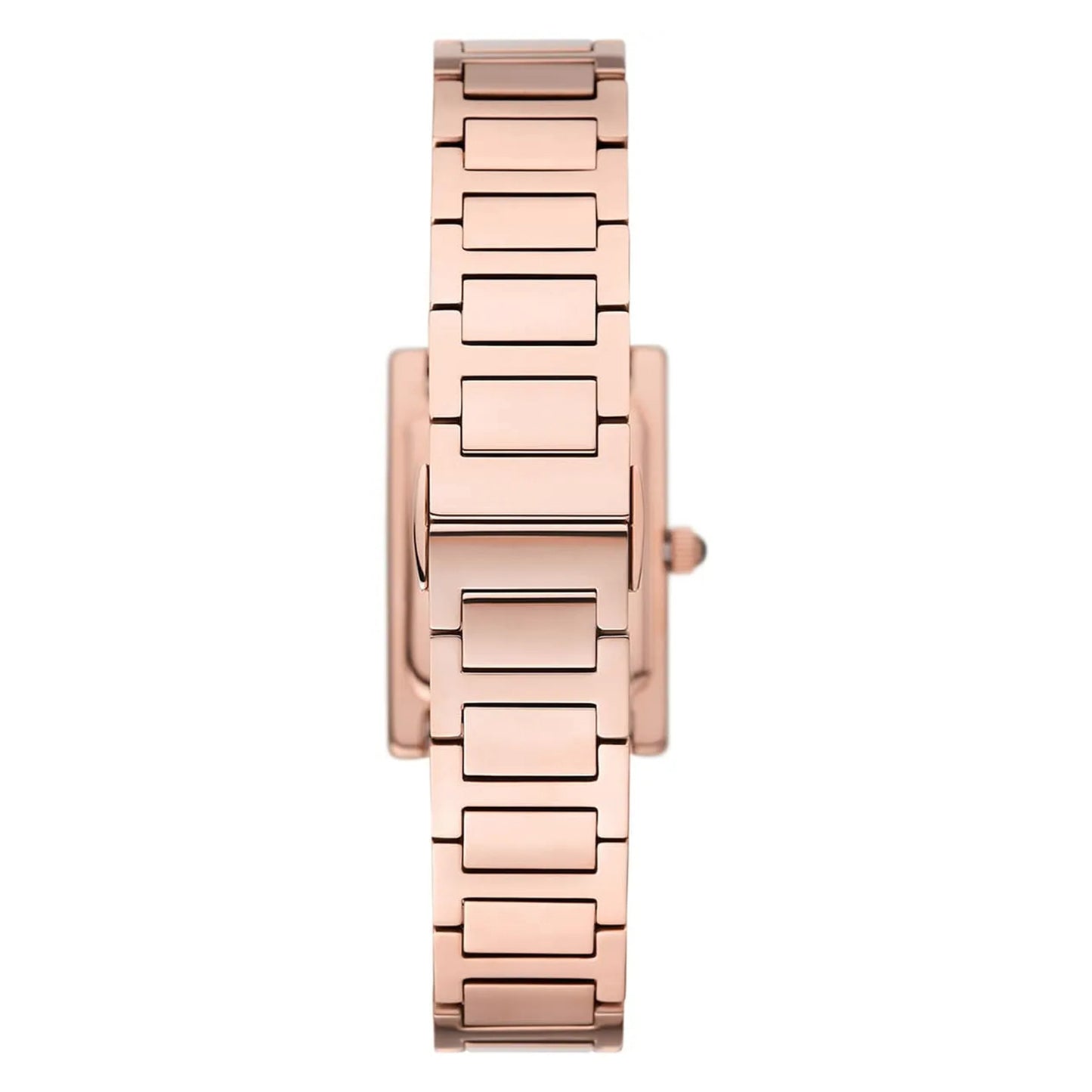 ساعة جيويا للسيدات باللون الفضي والذهبي الوردي