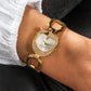 GUESS Women Full Gold Crystal G Frame Watch | GW0683L2