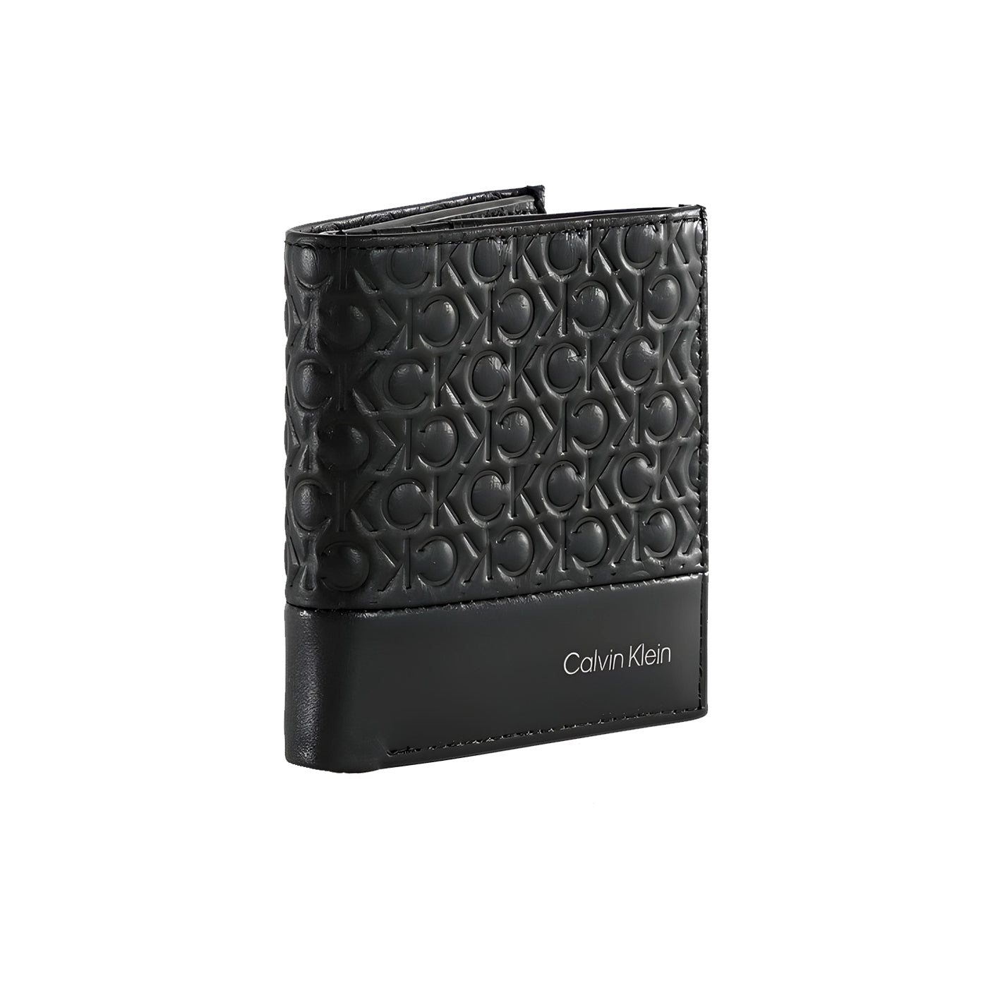 CK Men's Genuine Leather Patterned Wallet