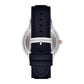 Dark Blue Leather Strap Blue Dial Men's Watch | Emporio Armani AR11188