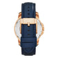 Fossil Blue Leather Automatic Men's Watch | ME3102