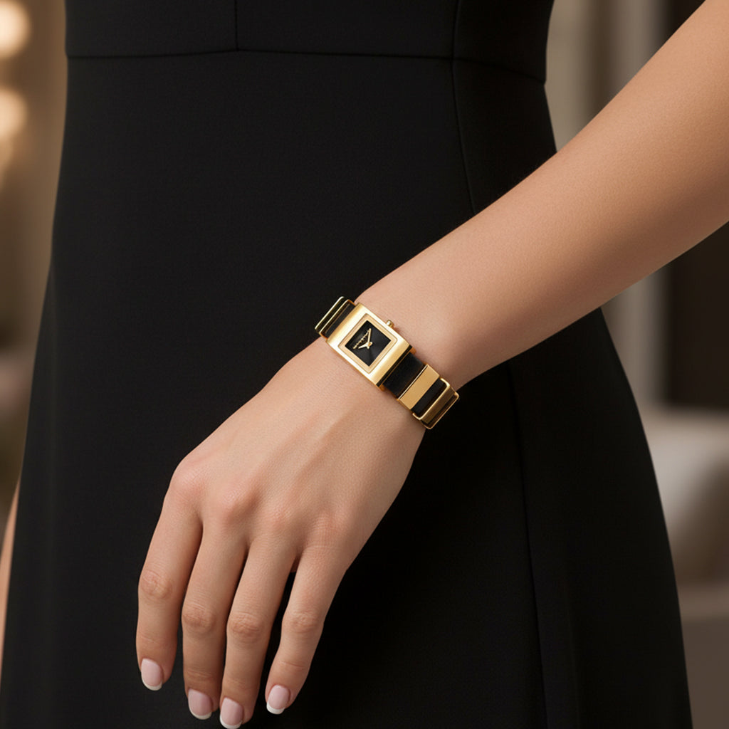 Michael Kors Mini Gold-Tone Leather Women Watch | MK4887