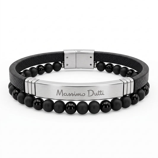 Massimo-dutti-bracelet-black