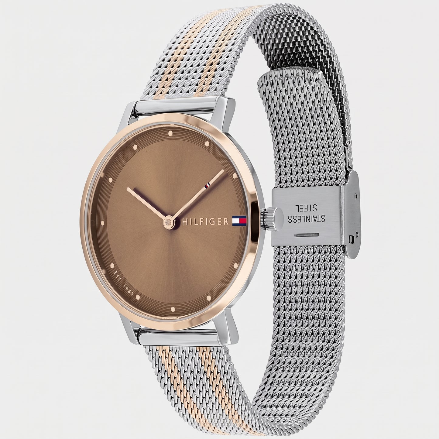 Tommy Hilfiger Brown Dial Two-tone Stainless-steel Women Watch| Pippa 1782152