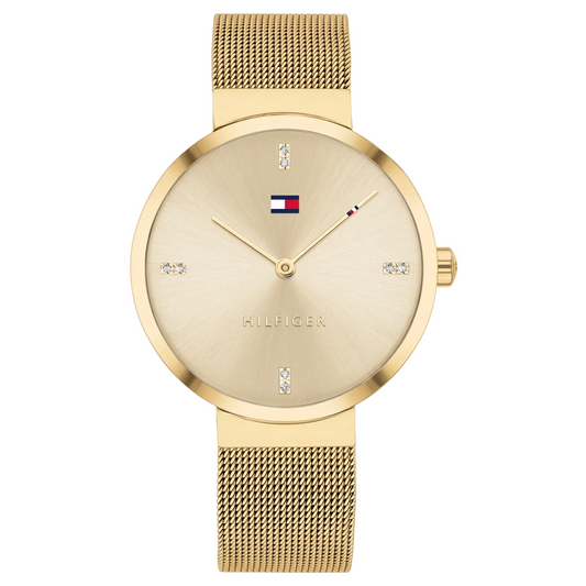 Tommy Hilfiger Gold-tone Stainless-steel Women Watch| Liberty 1782217