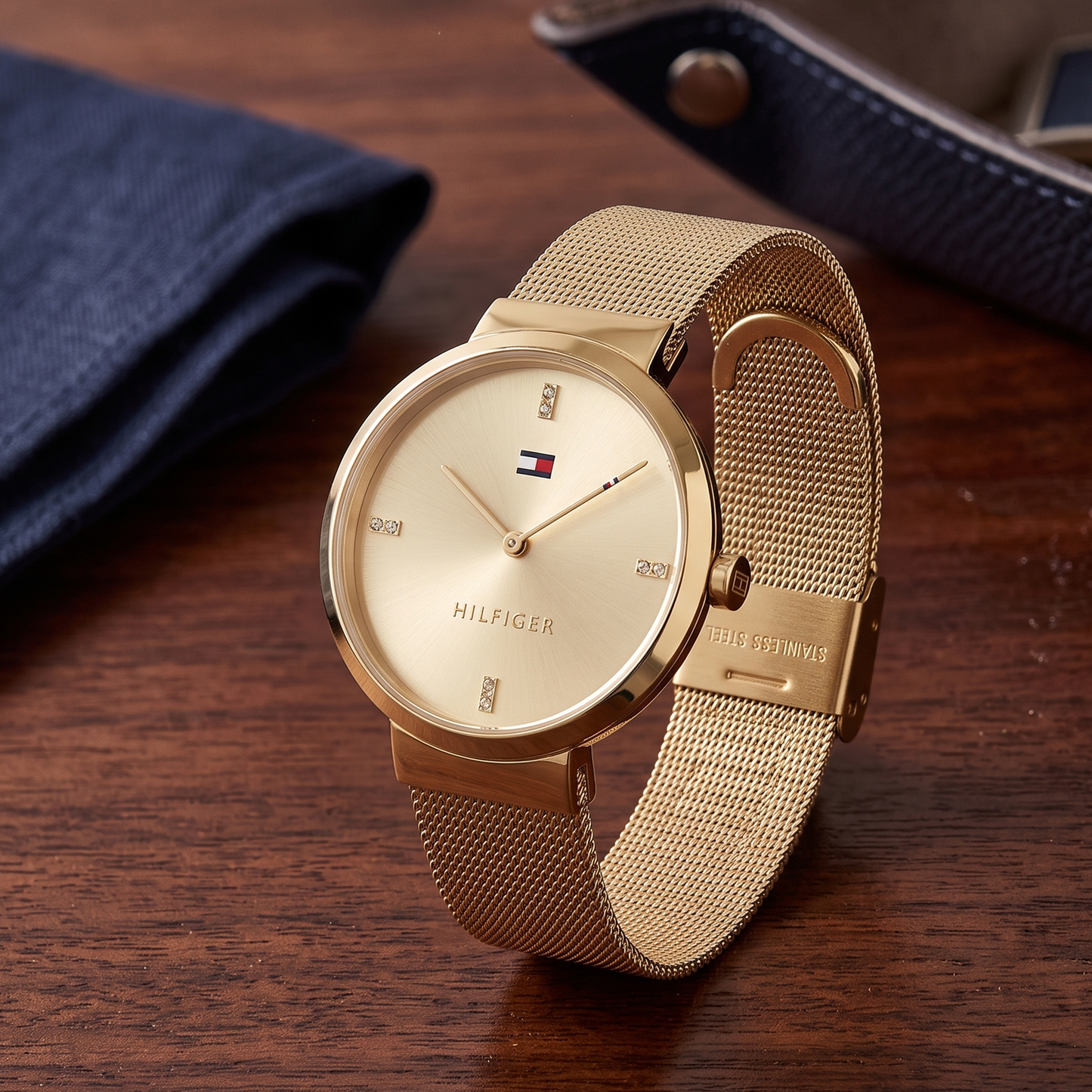 Tommy Hilfiger Gold-tone Stainless-steel Women Watch| Liberty 1782217