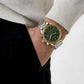 Stainless-steel Chronograph Men's Watch green dial | MARIO AR11454