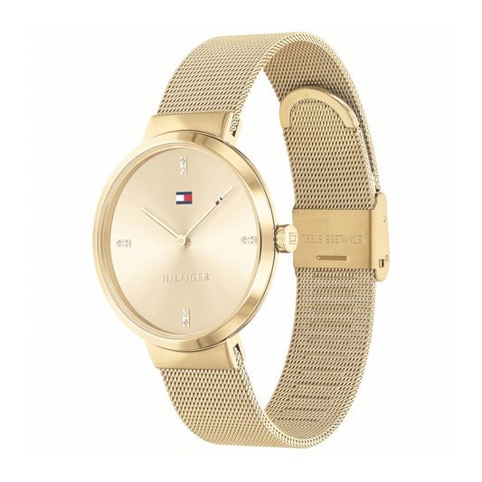 Tommy Hilfiger Gold-tone Stainless-steel Women Watch| Liberty 1782217