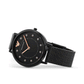Unique black dial women wrist watch