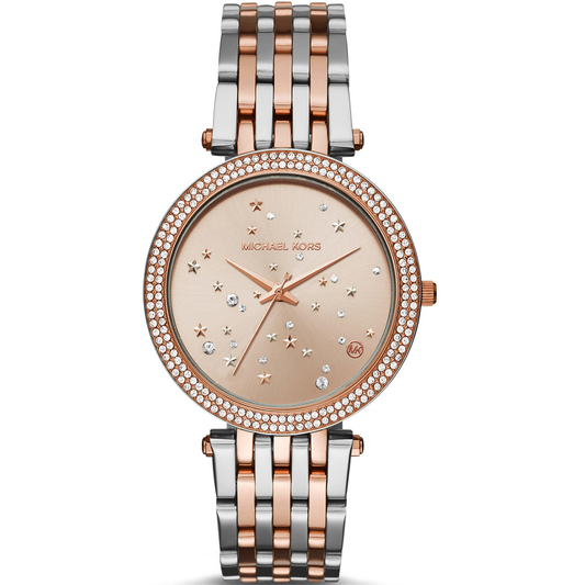 Michael Kors Women Rose Gold Dial Stainless Steel Watch