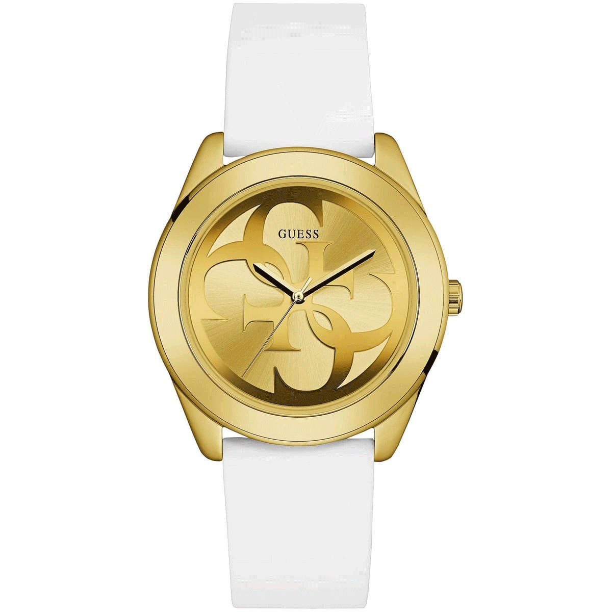 Guess Women' Watch Golden case with rubber strap W0911L7
