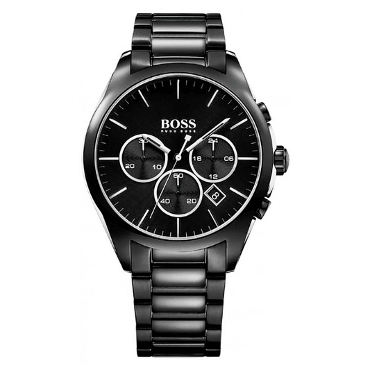 Men's watch Onyx chronometer Black Stainless Steel 1513365